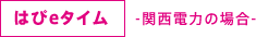 はぴeタイム-関西電力の場合-